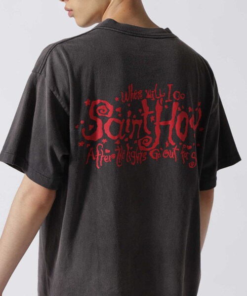 ROYAL FLASH(ロイヤルフラッシュ)の「SAINT MICHAEL/セント マイケル/SS TEE /SAINT HOOD/BLACK(トップス・ブラック・L/XL/2XL)」の5枚目の写真