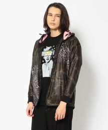 ROYAL FLASH | 【別注】1piu1 uguale3/ウノ ピゥ ウノ ウグァーレ トレ/113 スポーツ クレイジー柄ナイロンブルゾン(ジャケット/アウター)