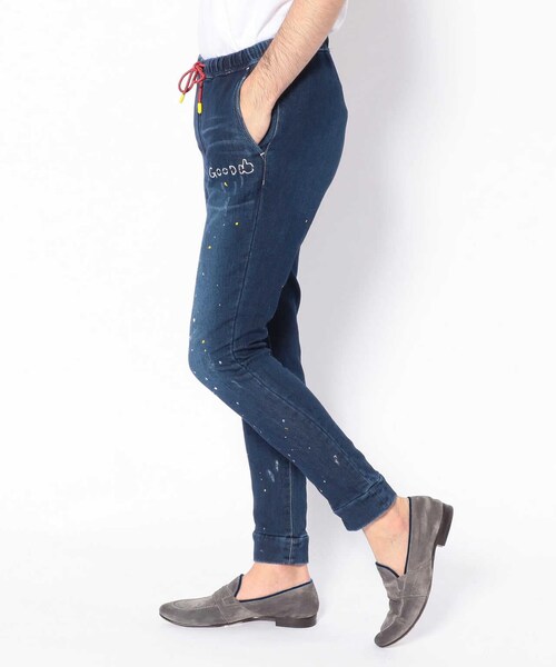 ROYAL FLASH(ロイヤルフラッシュ)の「【Safari 1月号掲載商品】e JEANS / イージーンズ/別注NEW イージーパンツ(パンツ・ブルー・1/2)」の2枚目の写真