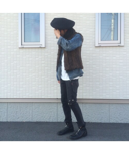 100percent(ヒャクパーセント)の「Impromptu beaT インプロンプチュービート Imp-no.014 ブラックデニムパンツ(デニムパンツ・メンズ・その他)」の3枚目の写真