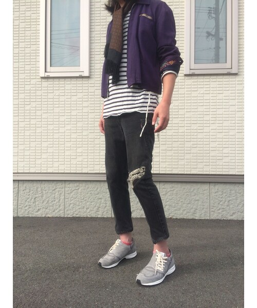 100percent（ヒャクパーセント）の「Impromptu beaT インプロンプチュービート　Imp-no.013 ブラックデニムパンツ（デニムパンツ・メンズ・その他）」の3枚目の写真