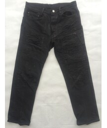 100percent | Impromptu beaT インプロンプチュービート Imp-no.016 ブラックデニムパンツ(デニムパンツ)