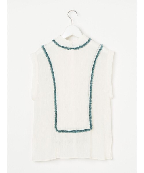 WALL（ウォール）の「《WannaC》green fringe blouse（トップス・レディース・その他）」の3枚目の写真