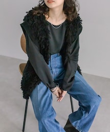 mystic | ループニットベスト(ニット/セーター)