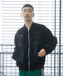 Velvet blouson