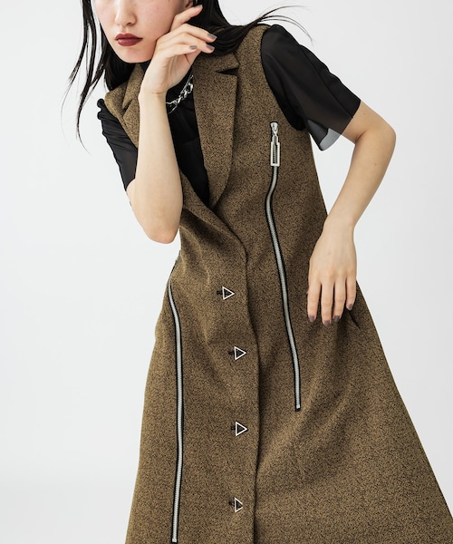 UNITED TOKYO ディミルハーフカラージャンスカ UNITED TOKYOの「【UNITED TOKYO】ディミルハーフカラー