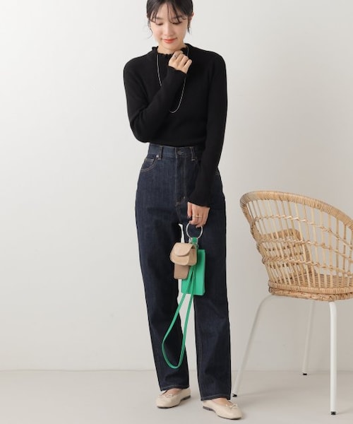 frames RAY CASSIN（フレームスレイカズン）の「リングハンドルマルチショルダー（バッグ・レディース・クロ/グリーン/キナリ・FREE）」の6枚目の写真