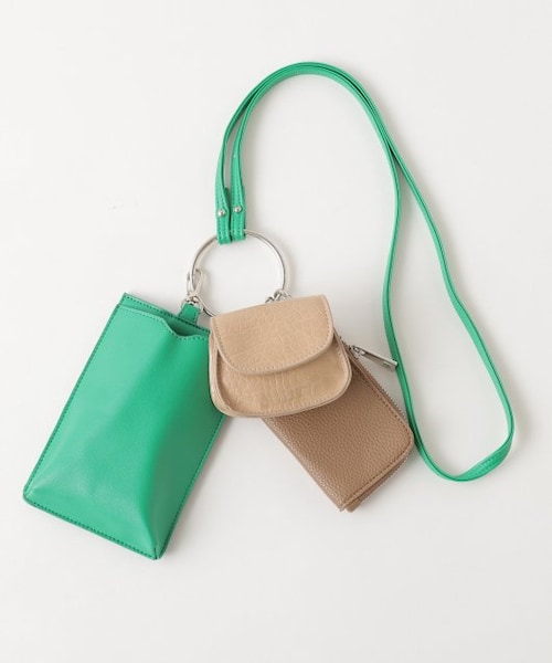 frames RAY CASSIN（フレームスレイカズン）の「リングハンドルマルチショルダー（バッグ・レディース・クロ/グリーン/キナリ・FREE）」の7枚目の写真