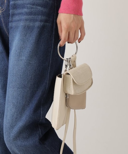 frames RAY CASSIN（フレームスレイカズン）の「リングハンドルマルチショルダー（バッグ・レディース・クロ/グリーン/キナリ・FREE）」の3枚目の写真