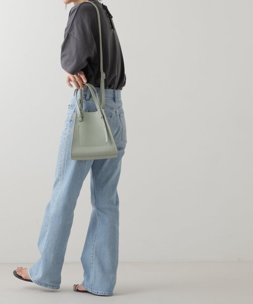 frames RAY CASSIN(フレームスレイカズン)の「ライト2WAYトート(バッグ・レディース・クロ/ライトグレー/ミント・FREE)」の20枚目の写真