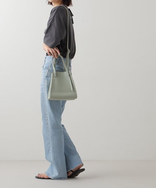 frames RAY CASSIN(フレームスレイカズン)の「ライト2WAYトート(バッグ・レディース・クロ/ライトグレー/ミント・FREE)」の19枚目の写真