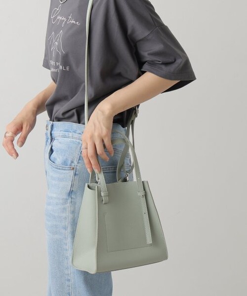 frames RAY CASSIN(フレームスレイカズン)の「ライト2WAYトート(バッグ・レディース・クロ/ライトグレー/ミント・FREE)」の3枚目の写真