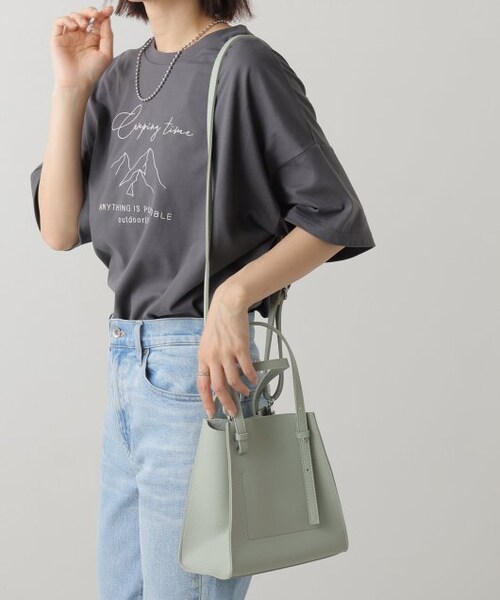 frames RAY CASSIN(フレームスレイカズン)の「ライト2WAYトート(バッグ・レディース・クロ/ライトグレー/ミント・FREE)」の18枚目の写真