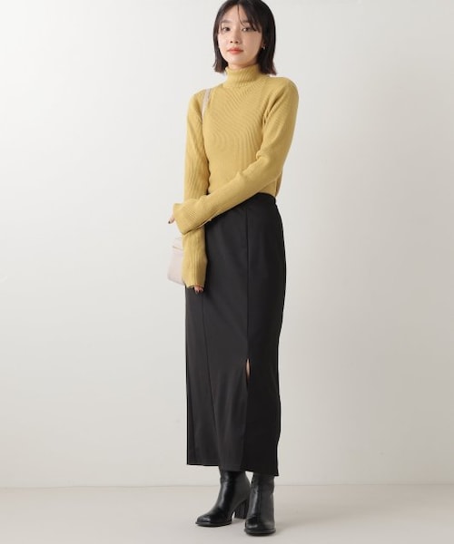 frames RAY CASSIN(フレームスレイカズン)の「スクエアオブリークショートブーツ(シューズ・レディース・クロ/ブラウン/キナリ・M/L)」の16枚目の写真