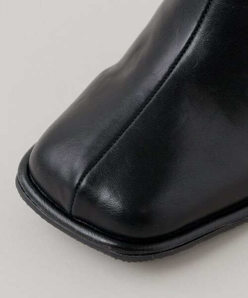 frames RAY CASSIN(フレームスレイカズン)の「スクエアオブリークショートブーツ(シューズ・レディース・クロ/ブラウン/キナリ・M/L)」の18枚目の写真