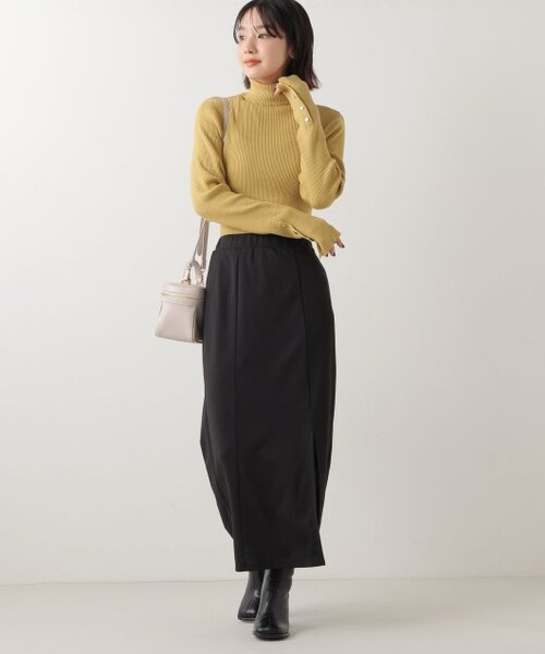 frames RAY CASSIN(フレームスレイカズン)の「スクエアオブリークショートブーツ(シューズ・レディース・クロ/ブラウン/キナリ・M/L)」の15枚目の写真