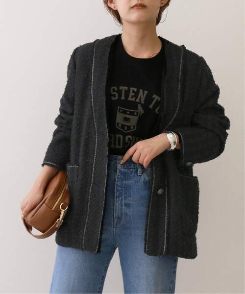 SLOBE IENA（スローブイエナ）の「《予約》ツイードノーカラー