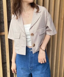 one after another NICE CLAUP | アウトポケットジャケット(テーラードジャケット)