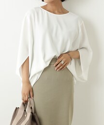 OUVRAGE CLASSE | 【予約】ジョーゼットポンチョプルオーバー(シャツ/ブラウス)