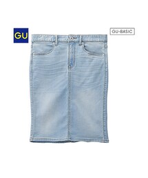 GU | （GU）デニムルックタイトスカートＡ(スカート)