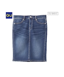 GU | （GU）デニムルックタイトスカートＡ(スカート)