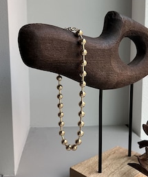 CAPRICIEUX LE'MAGE | 【GOLDY/ゴールディ】ボールチェーンショートネックレス(リング)