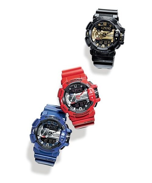 G-SHOCK（ジーショック）の「G-Shock Bluetooth Enabled Watch, 55mm x 52mm（アナログ腕時計・レディース・Black）」の2枚目の写真
