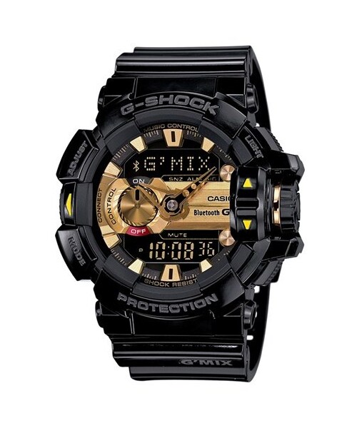 G-SHOCK（ジーショック）の「G-Shock Bluetooth Enabled Watch, 55mm x 52mm（アナログ腕時計・レディース・Black）」の3枚目の写真