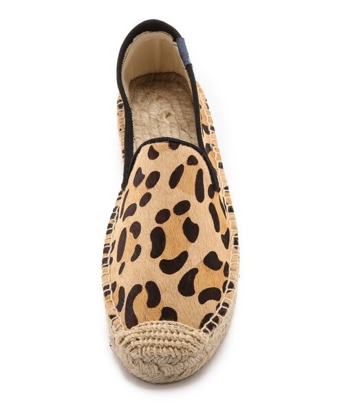 SOLUDOS（ソルドス）の「Soludos Platform Haircalf Smoking Slippers（その他シューズ・レディース・Leopard・9/8/6/10/7）」の3枚目の写真