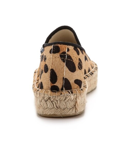 SOLUDOS（ソルドス）の「Soludos Platform Haircalf Smoking Slippers（その他シューズ・レディース・Leopard・9/8/6/10/7）」の5枚目の写真
