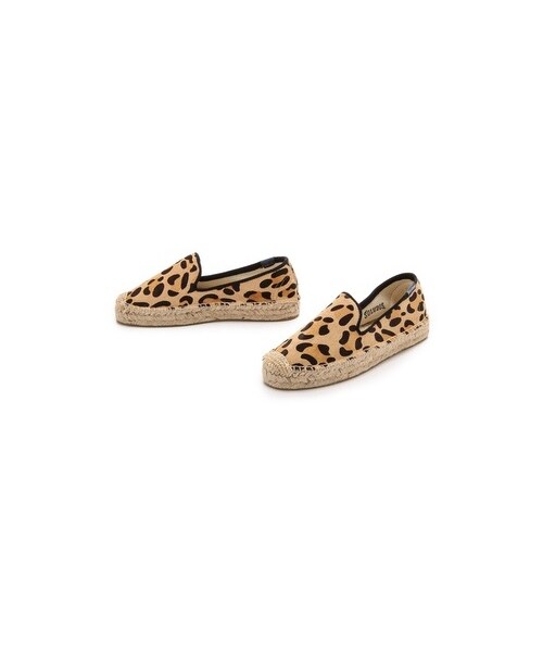 SOLUDOS（ソルドス）の「Soludos Platform Haircalf Smoking Slippers（その他シューズ・レディース・Leopard・9/8/6/10/7）」の4枚目の写真