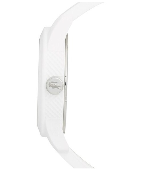 LACOSTE（ラコステ）の「Lacoste Round Silicone Strap Watch, 43mm（アナログ腕時計・メンズ・White）」の2枚目の写真