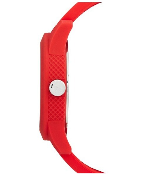 LACOSTE（ラコステ）の「Lacoste Round Silicone Strap Watch, 43mm（アナログ腕時計・メンズ・Red）」の4枚目の写真
