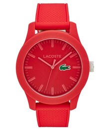 LACOSTE | Lacoste Round Silicone Strap Watch, 43mm(アナログ腕時計)
