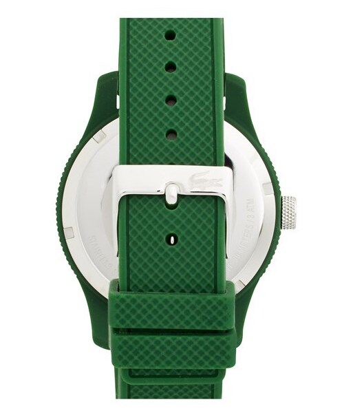 LACOSTE（ラコステ）の「Lacoste Round Silicone Strap Watch, 43mm（アナログ腕時計・メンズ・Green）」の4枚目の写真
