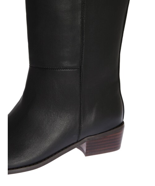 Ungrid(アングリッド)の「スクエアトゥロングブーツ(その他シューズ・アイボリー/ブラック・L/M/S)」の13枚目の写真