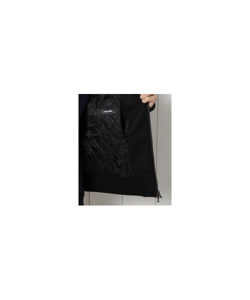 attachment アタッチメントブラックカシミヤレザースタジャン希少