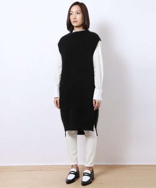 CINOH（チノ）の「ノースリーブボトルネックプルオーバー WHT（その他・レディース・WHT/BLK・38）」の10枚目の写真