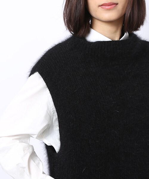 CINOH（チノ）の「ノースリーブボトルネックプルオーバー WHT（その他・レディース・WHT/BLK・38）」の15枚目の写真