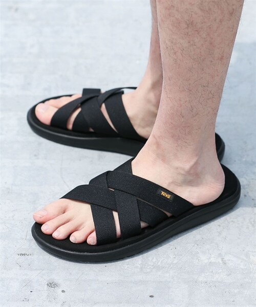 Teva（テバ）の「TEVA Voya Slide（その他・メンズ・黑色・黑色）」の6枚目の写真