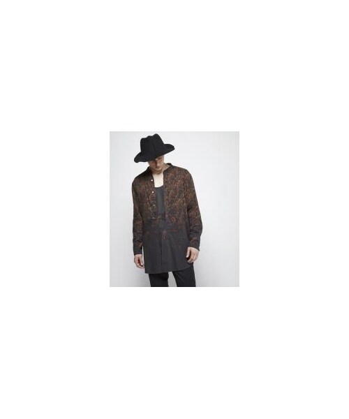 Iroquois（イロコイ）の「PAINペイズリーロングシャツ（）」 - WEAR