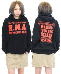 RNA SWEAT | RNAロゴプリントビッグパーカー(トップス)