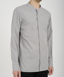 LAD MUSICIAN | BROAD CLOTH COLLARLESS SHIRT(トップス)