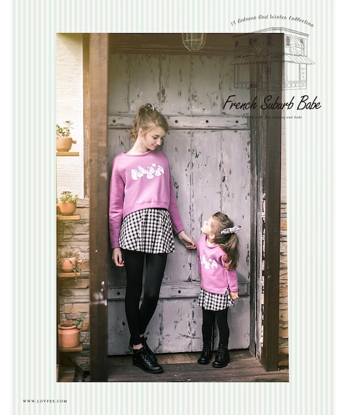 LOVFEE（ラッフィ）の「La petite 七個小矮人寬短版刷毛上衣（トップス・レディース・麻灰/紫・S/M/L）」の10枚目の写真