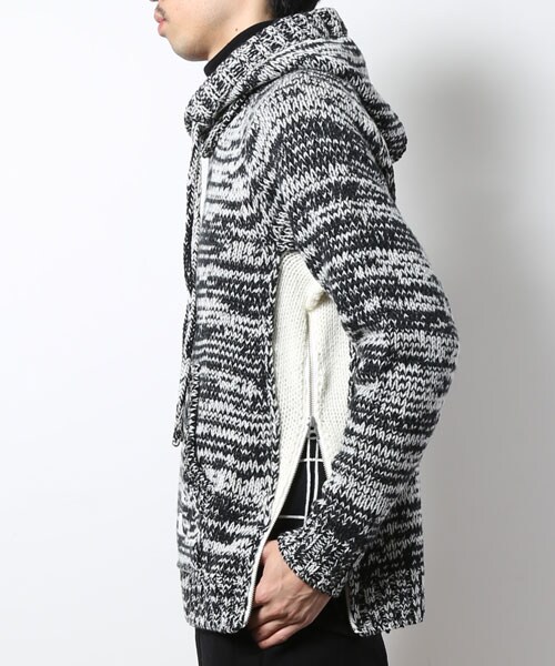 Name.（ネーム）の「【STUDIOUS限定】 ローゲージフーディー（トップス・メンズ・D.GRY/CCL/GRY・1/2/0）」の3枚目の写真