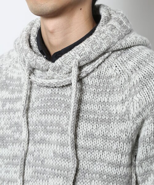 Name.（ネーム）の「【STUDIOUS限定】 ローゲージフーディー（トップス・メンズ・D.GRY/CCL/GRY・1/2/0）」の16枚目の写真