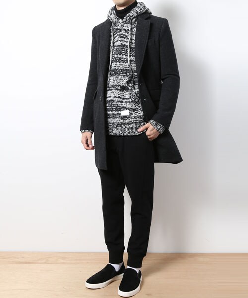 Name.（ネーム）の「【STUDIOUS限定】 ローゲージフーディー（トップス・メンズ・D.GRY/CCL/GRY・1/2/0）」の9枚目の写真