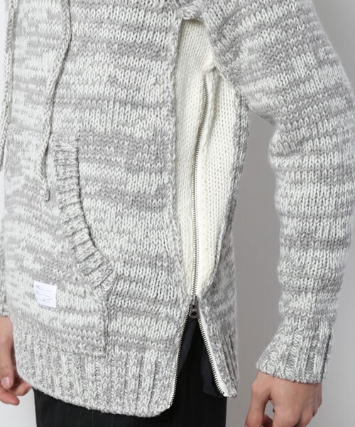 Name.（ネーム）の「【STUDIOUS限定】 ローゲージフーディー（トップス・メンズ・D.GRY/CCL/GRY・1/2/0）」の14枚目の写真