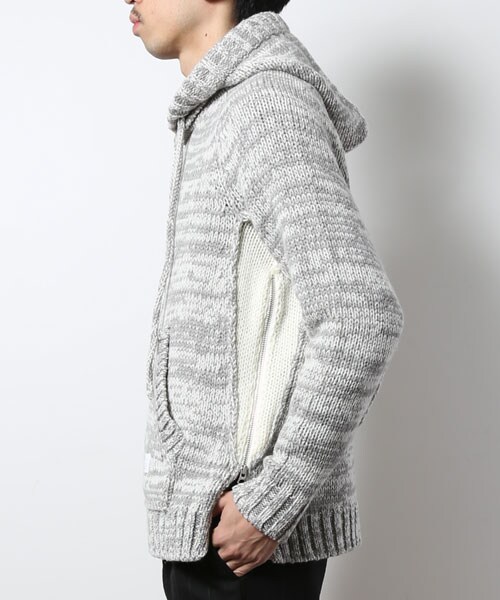 Name.（ネーム）の「【STUDIOUS限定】 ローゲージフーディー（トップス・メンズ・D.GRY/CCL/GRY・1/2/0）」の12枚目の写真