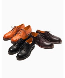 MR.OLIVE | WATER PROOF SHIRINK LEATHER PLAIN TOE OXFORD SHOES(シューズ)